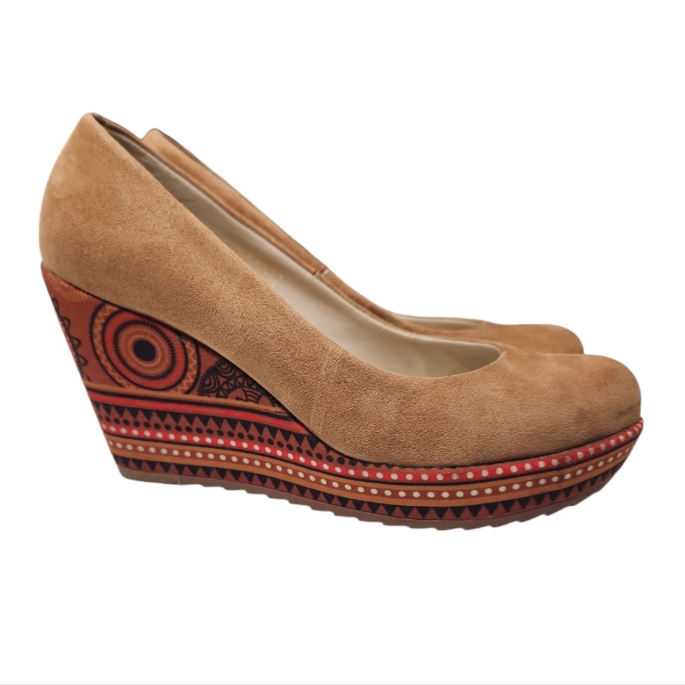 ANDREA Platform Wedge Heels Size 6